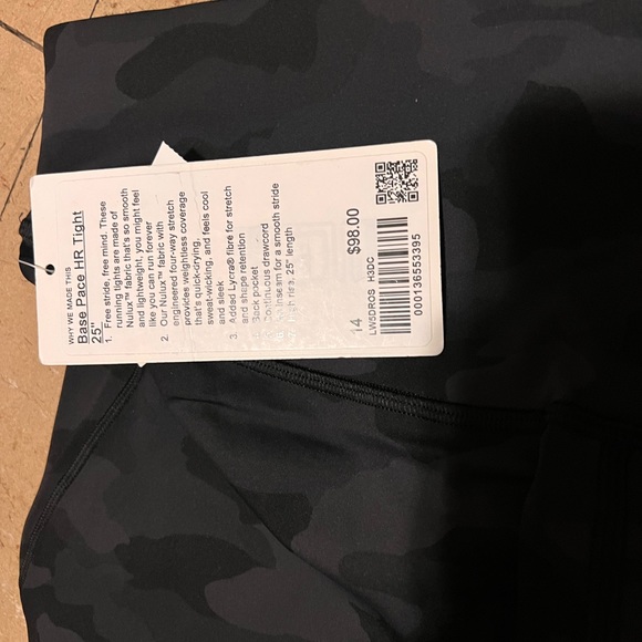 Lululemon Base Pace High-Rise Tight 28" H3DC camo - Picture 8 of 8